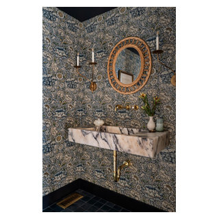 Hilltop Revival - Transitional - Powder Room - Seattle - by Jessica ...