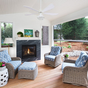 Beach Style Porch