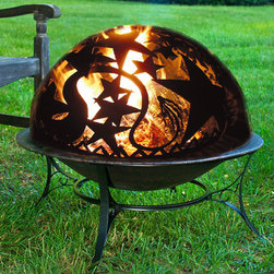 Fire Pit with Orion Fire Dome - Fire Pits