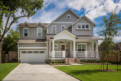 Inspiration for a timeless exterior home remodel in Houston