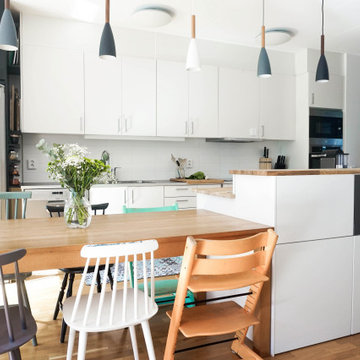 Un appartement suédois repensé et optimisé