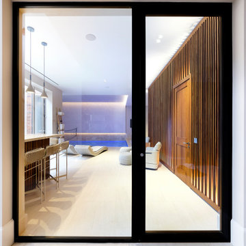 Basement Pool and Changing Room
