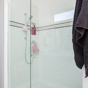 Parisian Chic Master and Guest Bathrooms