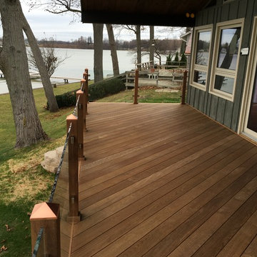 Magician Lake - IPE Deck and Glass Railing