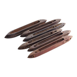 WEAVER'S SHUTTLE COLLECTION &ndash; SET OF 6 - Decorative Objects And Figurines