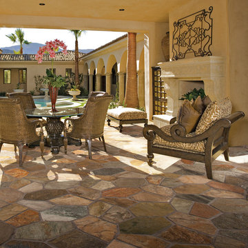 Rough Stepping Stone floor