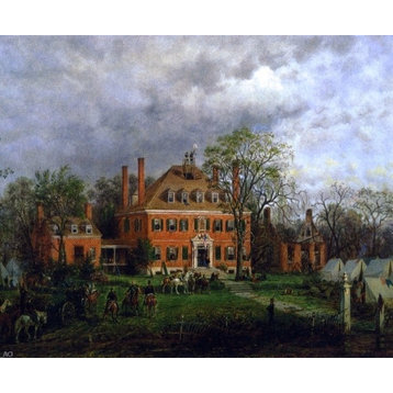 Edward Lamson Henry The Old Westover House, 20"x25" Wall Decal