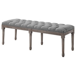French Country Upholstered Benches by House Bound