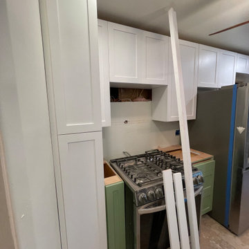 Kitchen Remodel 2024 Oakland/ white and light green