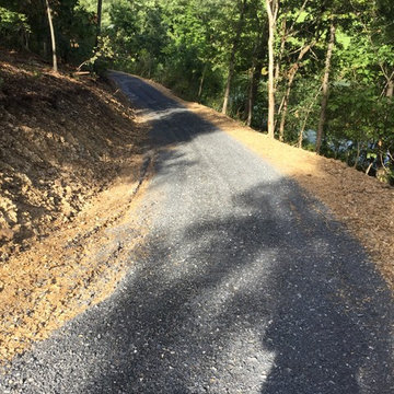 Land clearing to put in driveway