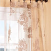 Francesca Taupe Patterned Sheer Curtain
