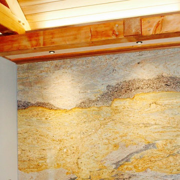 Living Room with African Juparana Gold Granite from Namibia