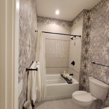 Wallpaper installation Bathroom in Roseville