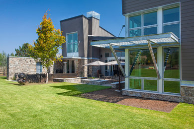 Example of a trendy exterior home design in Salt Lake City