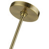 Uptown 6 Light Antique Brass Pendant Chandelier