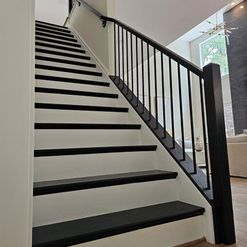 Project #130 | Curved Staircase with Wraparound Balcony