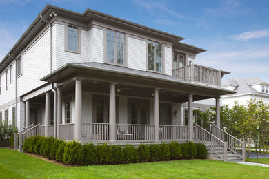 Trendy exterior home photo in New York
