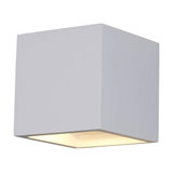 Marita LED Wall Light Cube-Shaped Plaster