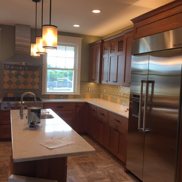Classic Cherry Craftsman Kitchen (Swisher, IA)