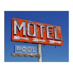 Bob's Your Uncle - "Motel Pool" Print by Martin Yeeles - Artwork