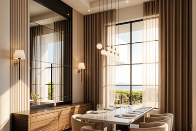 Example of a dining room design in Orlando