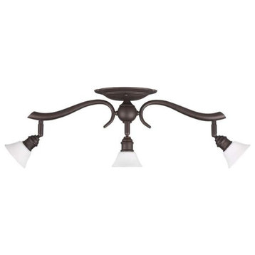 Canarm IT217A0310 Addison 3 Light 24"W Fixed Rail - Ceiling or - Oil Rubbed