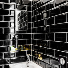 salle bain noire