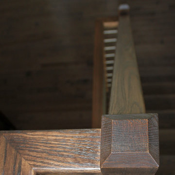 Project #22 | Stainless Steel & Dark Wood Treads