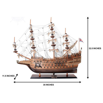 Sovereign Of The Seas Museum-quality Fully Assembled Wooden Model Ship