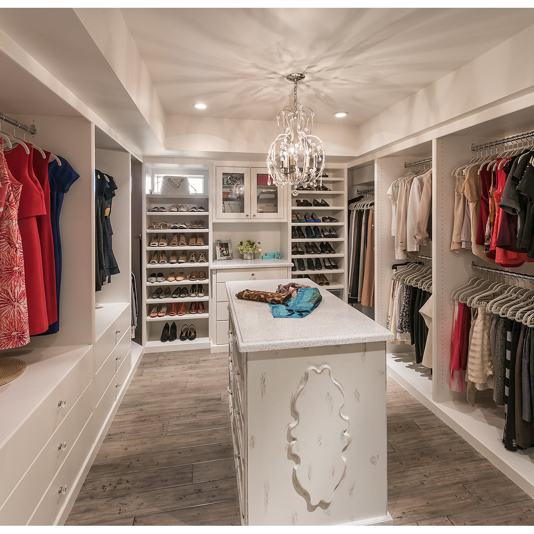 Master walk-in closet