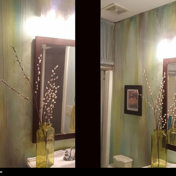 Bathroom Wall to look like a Painting