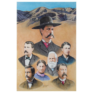 Mike Bennett Wyatt Earp Family Art Print, 12"x18"