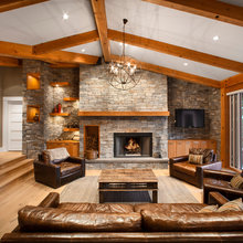 sunken family room