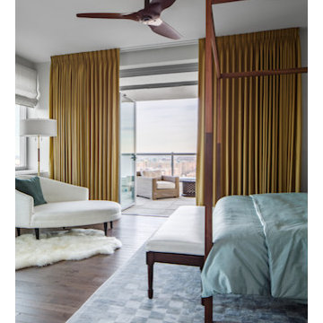 An Art-Filled Penthouse Overlooking Central Park West