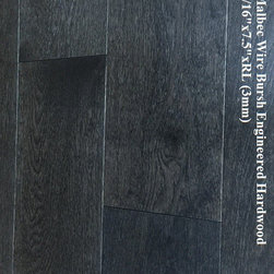 7.5" Wire Brushed Engineered Hardwood - Engineered Wood Flooring