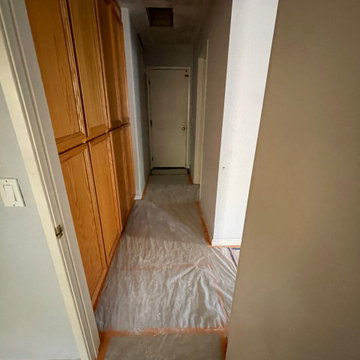 Condo Facelift, paint, smooth ceiling, can lights