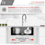 STYLISH 30 inch Graphite Black Single Bowl Undermount Stainless Steel Kitchen Si