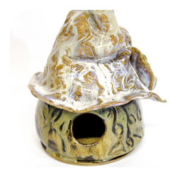 Stoneware birdhouse - Accent And Garden Stools