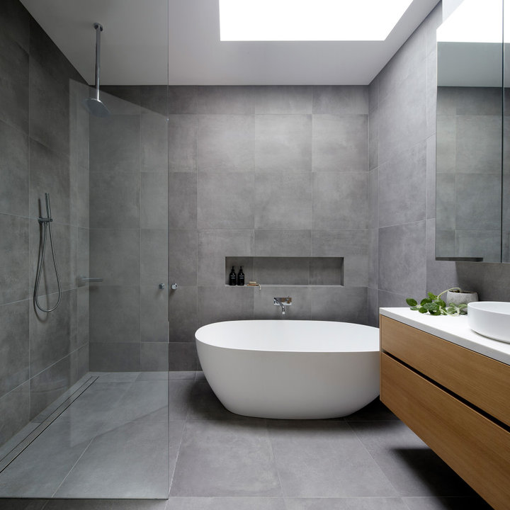 75 Beautiful Bathroom with Gray Tile Ideas & Designs - July 2024 | Houzz AU