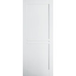 JELD-WEN - Moda Double Bar 2-Panel Interior Door, 68.6x198.1 cm - This double panel door from Jeld-Wen boasts a white primed finish and an attractive double bar design. Adding a touch of drama to any interior, the 68.6-by-198.1-centimetre Moda Double Bar 2-Panel Interior Door complements an array of decor styles. Jeld-Wen is driven by sustainability, innovation and efficiency, offering an extensive range of windows, doors and stairs to enhance your home.