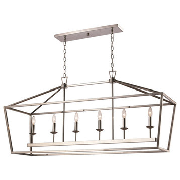 Lacey 6 Light Pendant in Polished Chrome