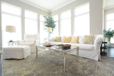 Living room - craftsman living room idea in New Orleans
