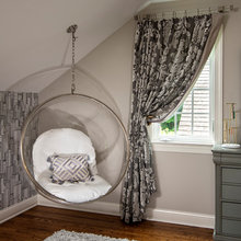 New York City Themed Teen Room Transitional Bedroom