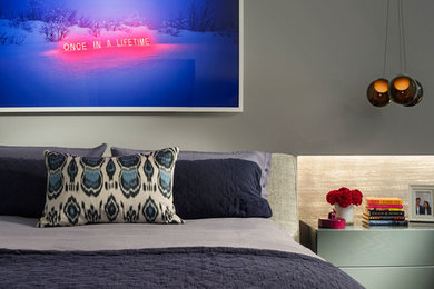 Example of a trendy bedroom design in San Francisco