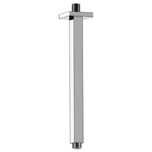 Ceiling Mount Square Shower Arm with flange cover by Serene Steam 