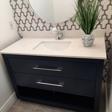 Stylish en-suite washroom
