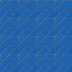 Artistic Pool Tile: Cornflower blue glossy - TR2-SA-P3 - Mosaic Tile
