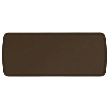 GelPro Elite Vintage Leather Mat, Rustic Brown, 20"x48"