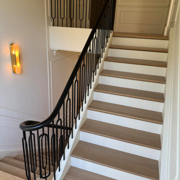 Project #134 | Straight Staircase with Elliptical Stringer