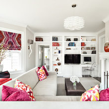 Living Room With Desk